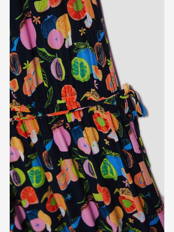 Moodo Moodo tamnoplava haljina s uzorkom