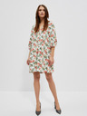 Moodo Bijela ženska Moodo haljina s uzorkom