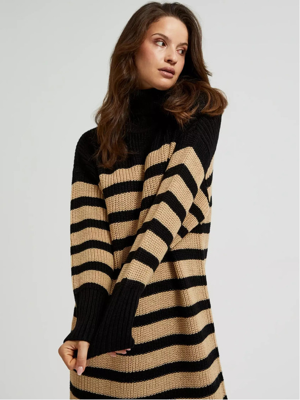 Moodo Moodo ženska haljina s dolčevitom