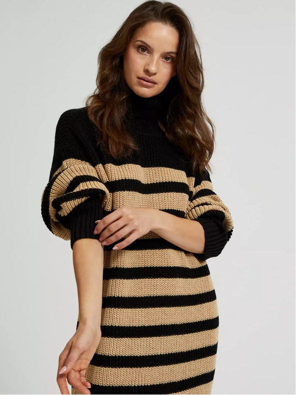 Moodo Moodo ženska haljina s dolčevitom