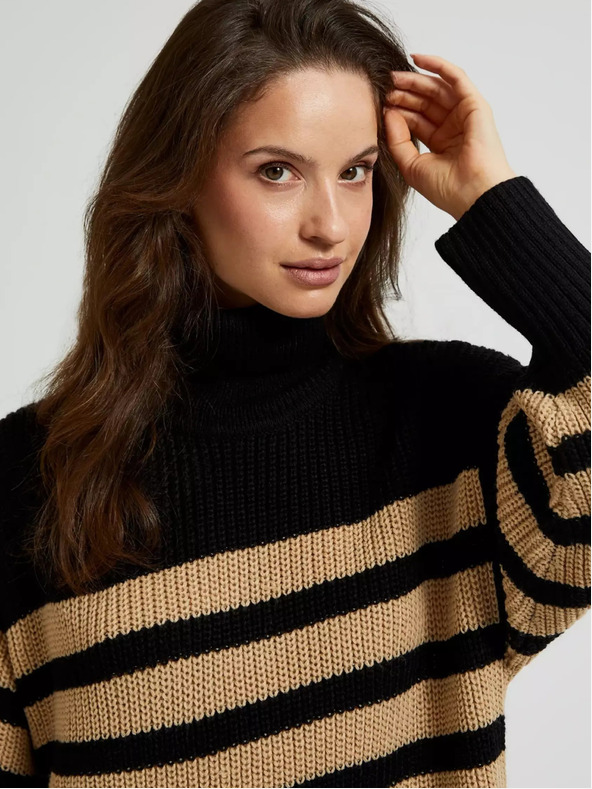 Moodo Moodo ženska haljina s dolčevitom