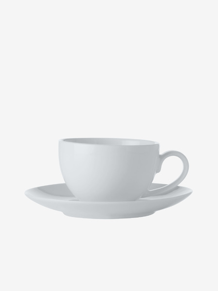 Maxwell & Williams Bijela porculanska šalica za espresso s tanjurićem White Basics 100 ml Maxwell & Williams