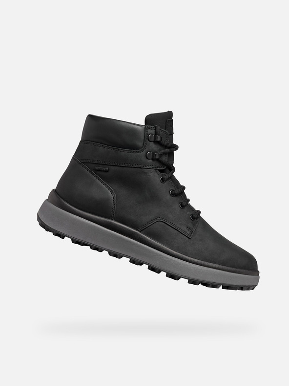 Geox Crne muške gležnjače Geox Granito + Grip B A