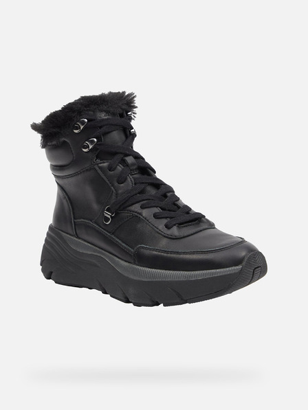 Geox Crne ženske gležnjače Geox Diamanta