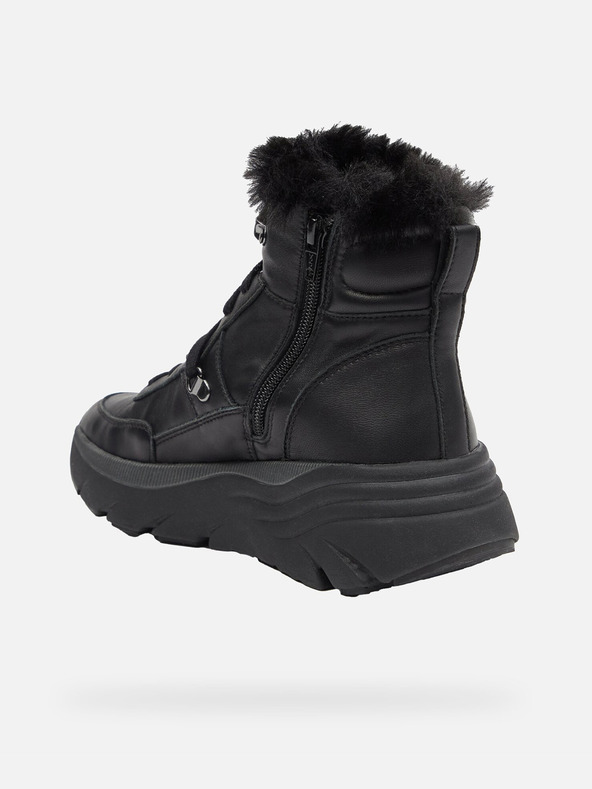 Geox Crne ženske gležnjače Geox Diamanta