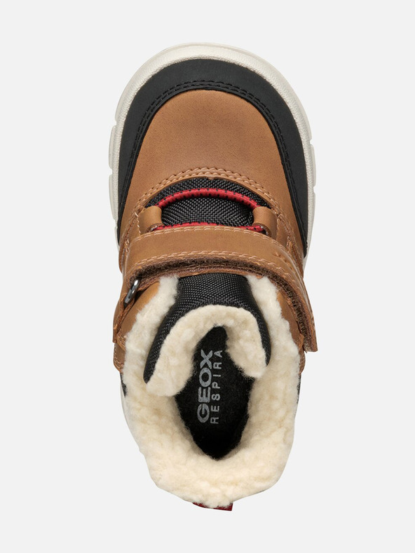 Geox Smeđe dječačke zimske cipele Geox Willaboo B Ab