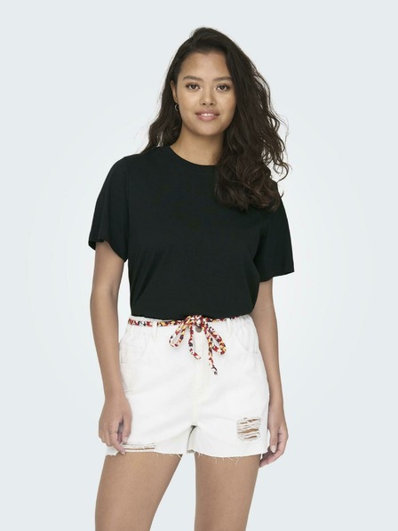 Jacqueline de Yong Crna ženska majica JDY PISA