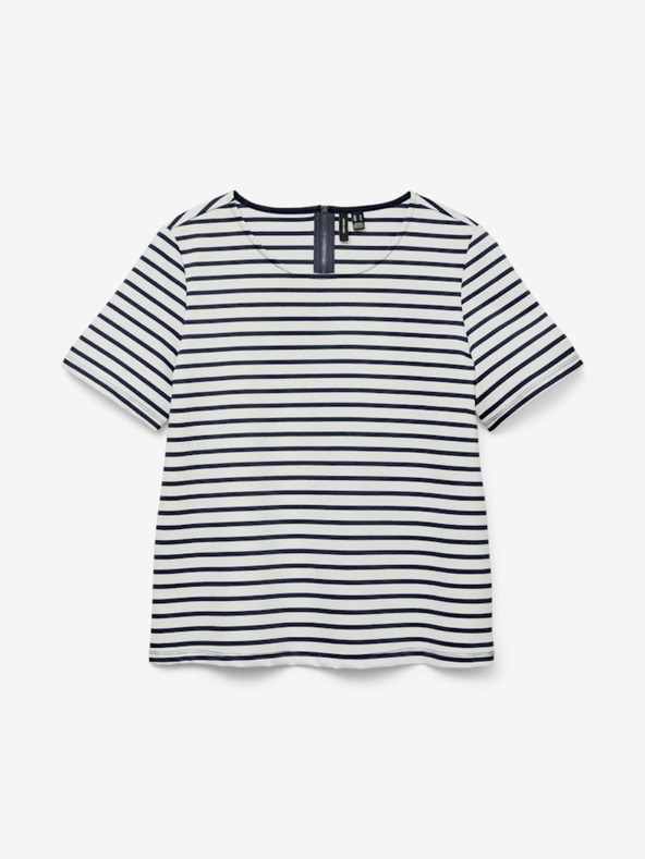 Vero Moda Plavo-bijela ženska majica na pruge Vero Moda