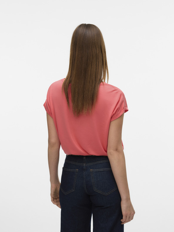 Vero Moda Narančasta ženska majica kratkih rukava Vero Moda