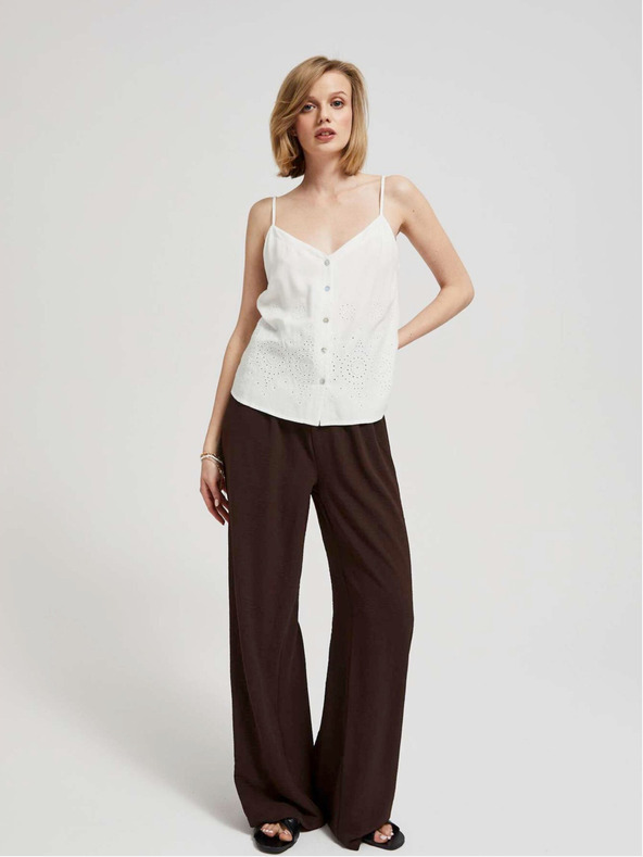 Moodo Bijeli ženski top Moodo