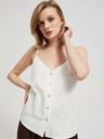 Moodo Bijeli ženski top Moodo