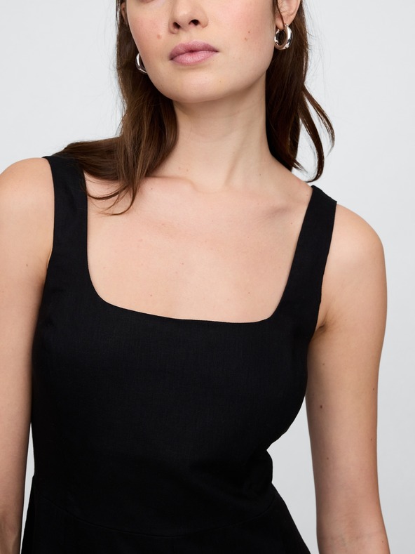 GAP GAP lanena midi haljina