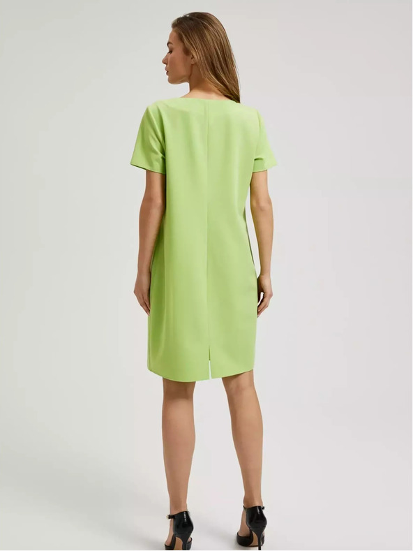 Moodo Moodo svijetlo zelena jednostavna haljina