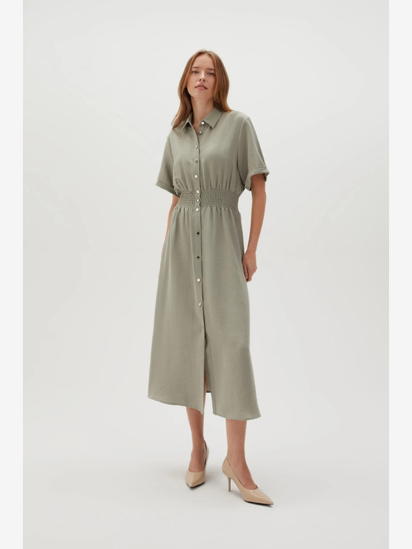 Moodo Svijetlo zelena ženska košulja haljina marke Moodo