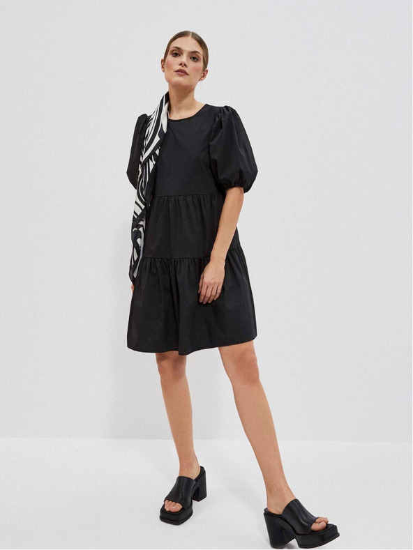 Moodo Crna ženska haljina Moodo