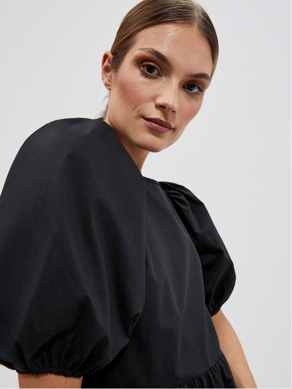 Moodo Crna ženska haljina Moodo