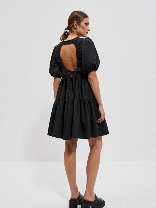 Moodo Crna ženska haljina Moodo