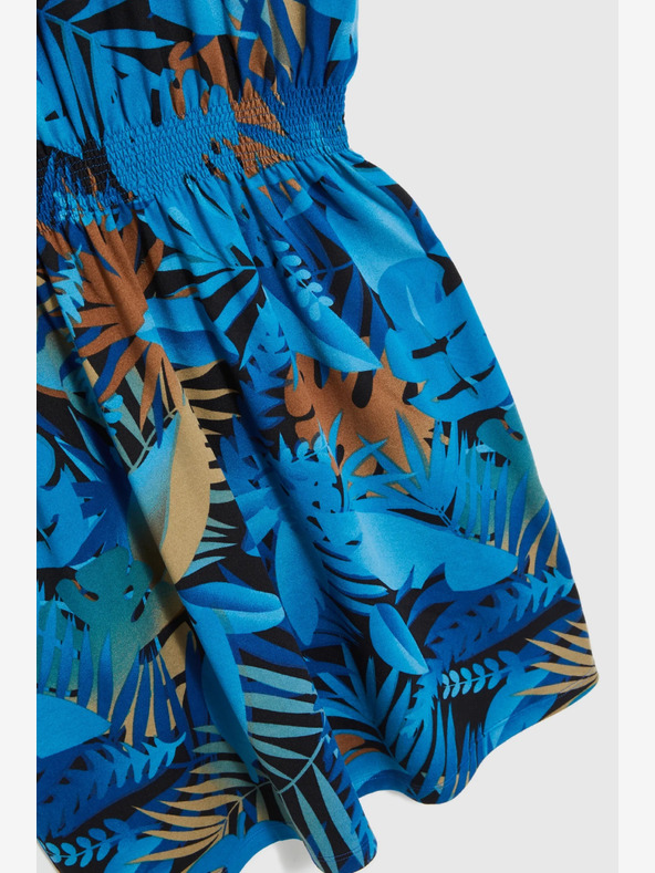 Moodo Moodo plava haljina s uzorkom