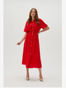 Moodo Moodo ženska crvena košulja haljina