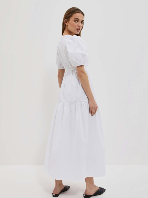 Moodo Bijela ženska haljina Moodo