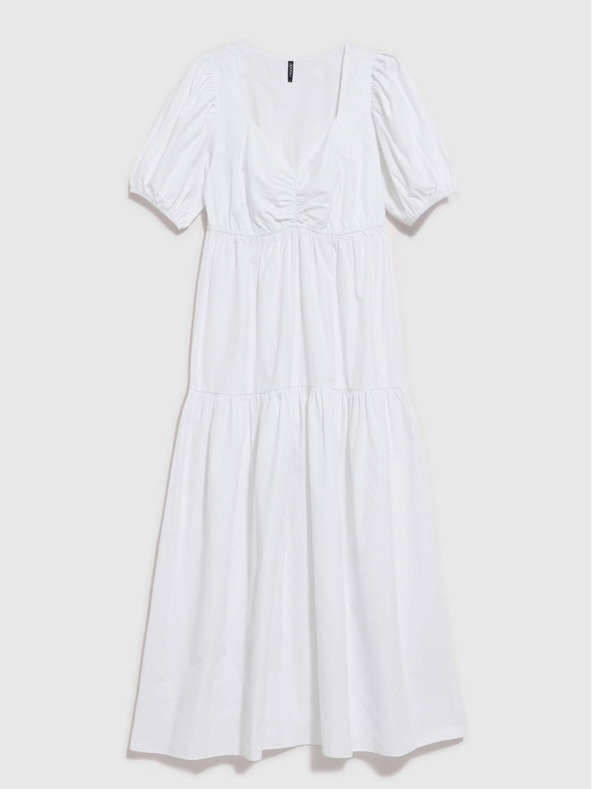 Moodo Bijela ženska haljina Moodo