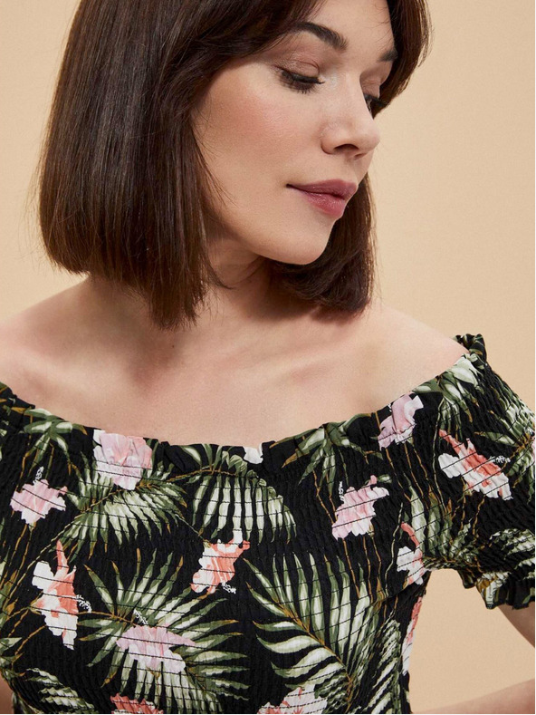 Moodo Moodo haljina od viskoze s uzorkom