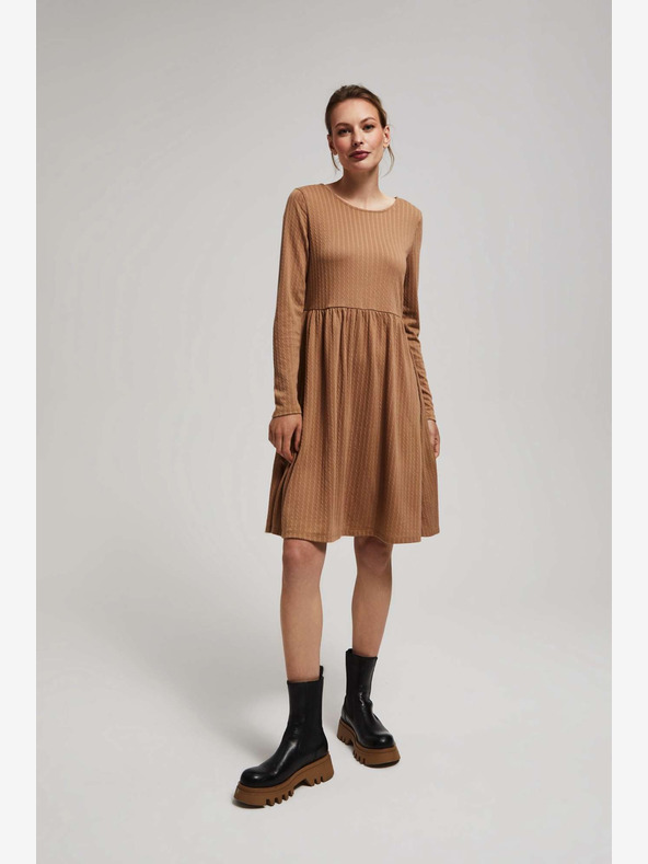 Moodo Moodo ženska rebrasta haljina