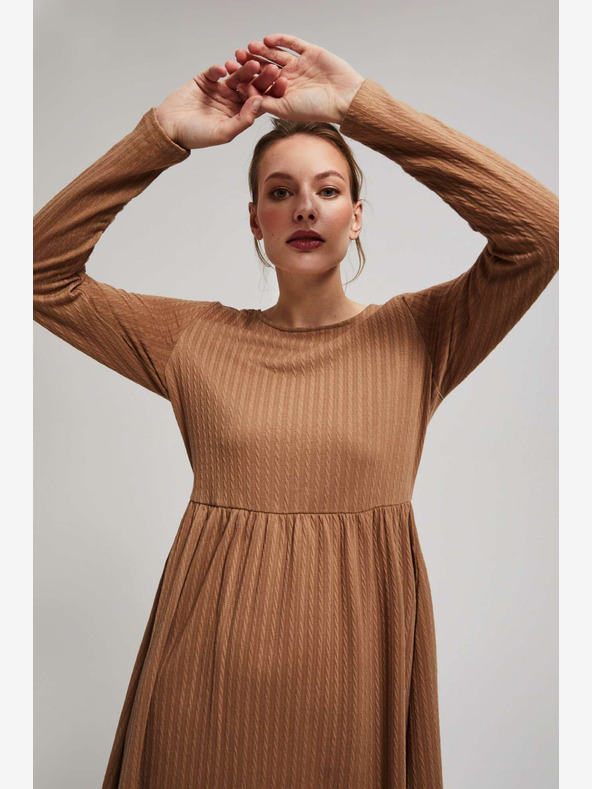 Moodo Moodo ženska rebrasta haljina