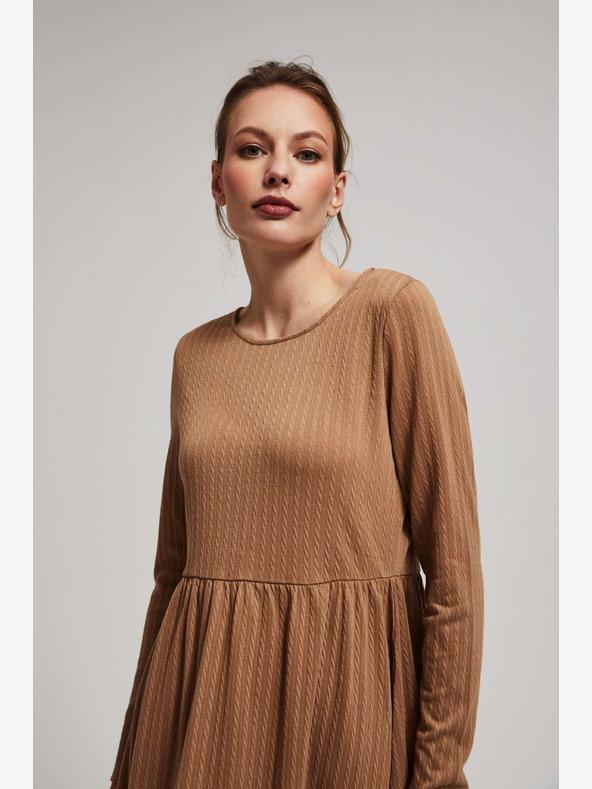 Moodo Moodo ženska rebrasta haljina