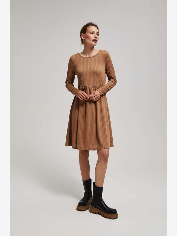 Moodo Moodo ženska rebrasta haljina