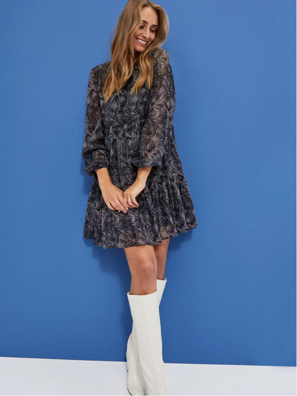 Moodo Crna ženska boho haljina marke Moodo