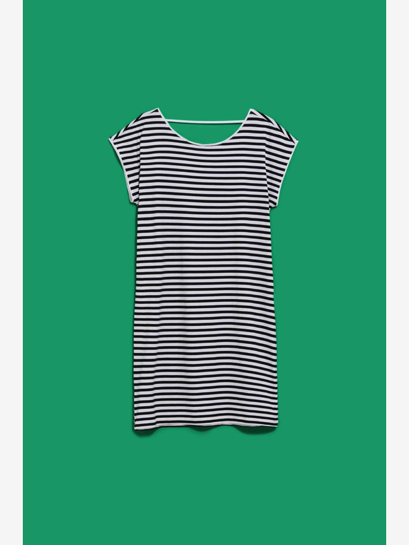 Moodo Moodo haljina na bijele i crne pruge