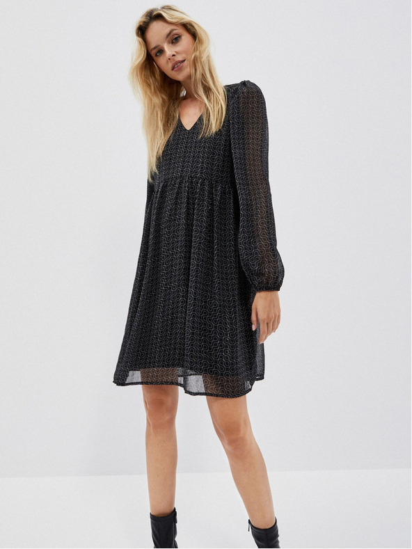 Moodo Crna ženska haljina Moodo