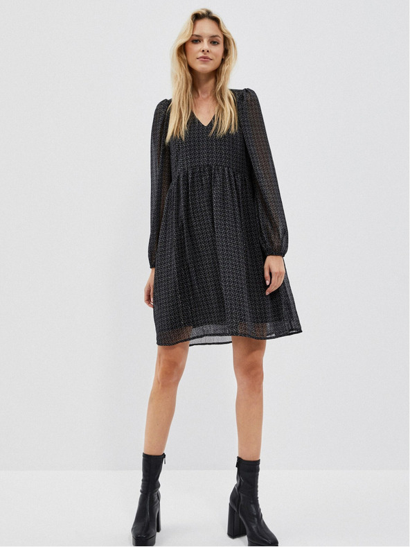 Moodo Crna ženska haljina Moodo