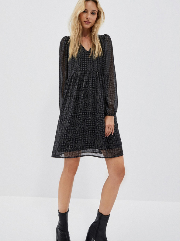 Moodo Crna ženska haljina Moodo