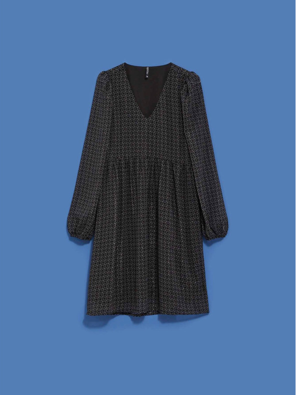 Moodo Crna ženska haljina Moodo