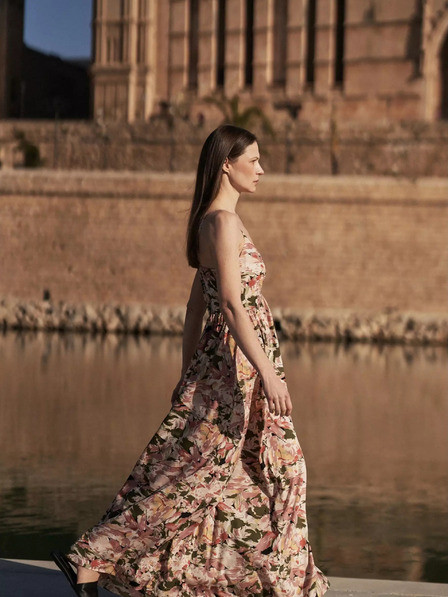 Moodo Stara Moodo roza haljina s uzorkom