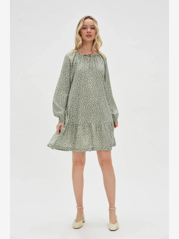 Moodo Moodo ženska zelena haljina