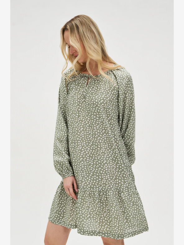 Moodo Moodo ženska zelena haljina