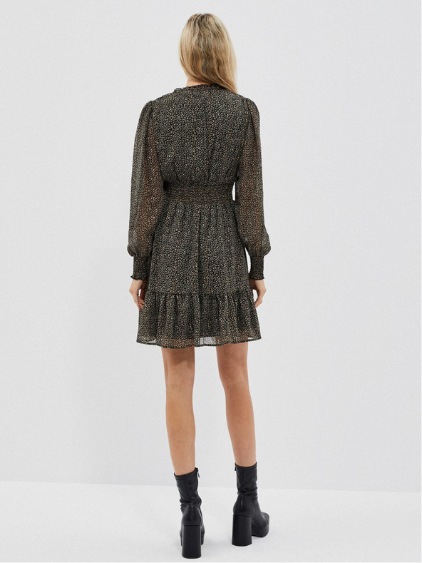 Moodo Crna ženska haljina s volanom marke Moodo