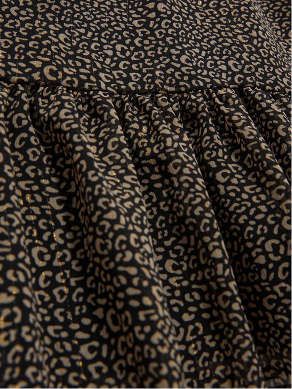 Moodo Crna ženska haljina s volanom marke Moodo