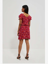 Moodo Moodo crvena haljina s uzorkom