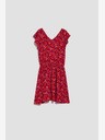 Moodo Moodo crvena haljina s uzorkom