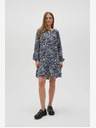 Moodo Bijelo-plava ženska Moodo haljina s uzorkom