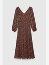 Moodo Narančasto-smeđa ženska Moodo haljina s uzorkom