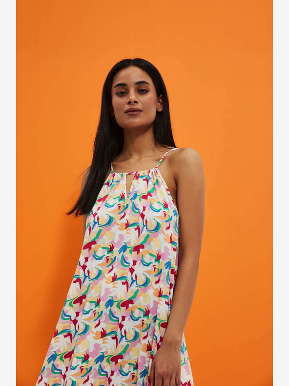 Moodo Moodo ljetna haljina s uzorkom i naramenicama