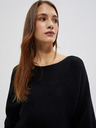Moodo Crni ženski Moodo džemper