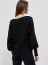 Moodo Crni ženski Moodo džemper