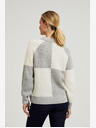Moodo Bijelo-sivi Moodo ženski džemper