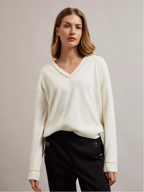 Moodo Ženska vesta ukrašena Moodo metalik koncem